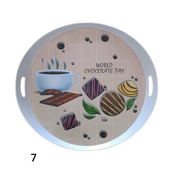 صواني ملامين عشا مدوره