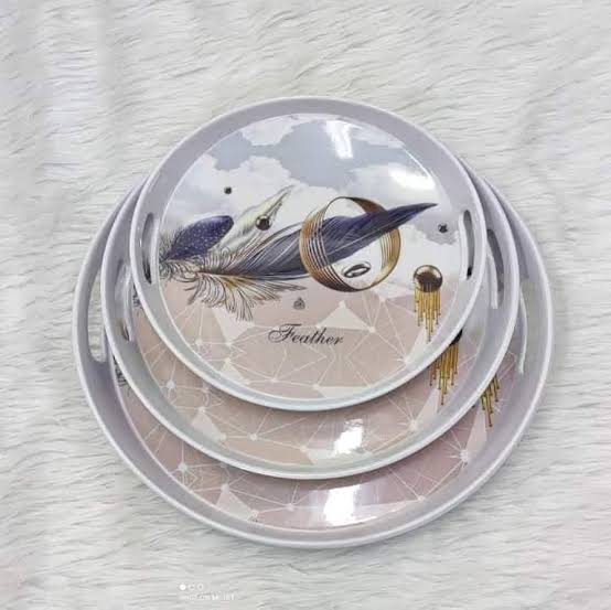 طقم صواني الجوهره  3*1