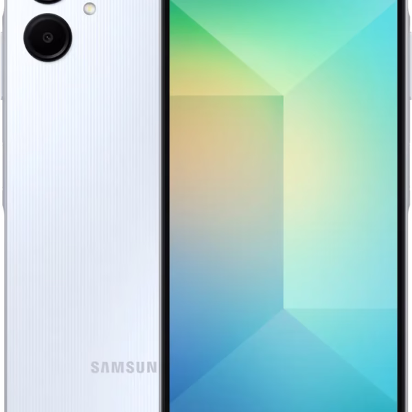 موبايل سامسونج جلاكسي A06، ثنائي الشريحة، ذاكرة داخلية 128 جيجابايت، رامات 6 جيجابايت، شبكة الجيل الرابع إل تي إي، أزرق فاتح