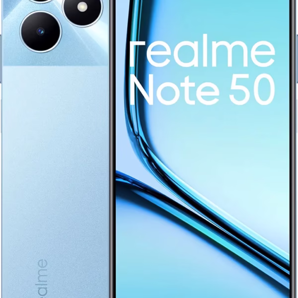 موبايل ريلمي نوت 50 ثنائي الشريحة، ذاكرة 128 جيجابايت، رامات 4 جيجابايت، شبكة الجيل الرابع إل تي إي، أزرق سماوي