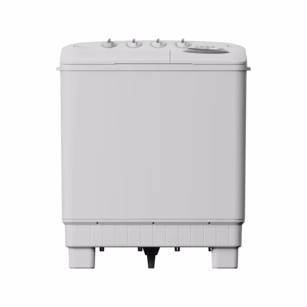 غسالة ملابس ميديا، 2حوض  12 كيلو، MTE02W120/W - ابيض